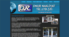 Desktop Screenshot of onurnakliyat.com.tr