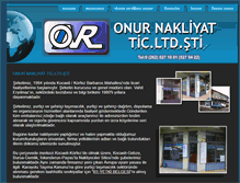 Tablet Screenshot of onurnakliyat.com.tr